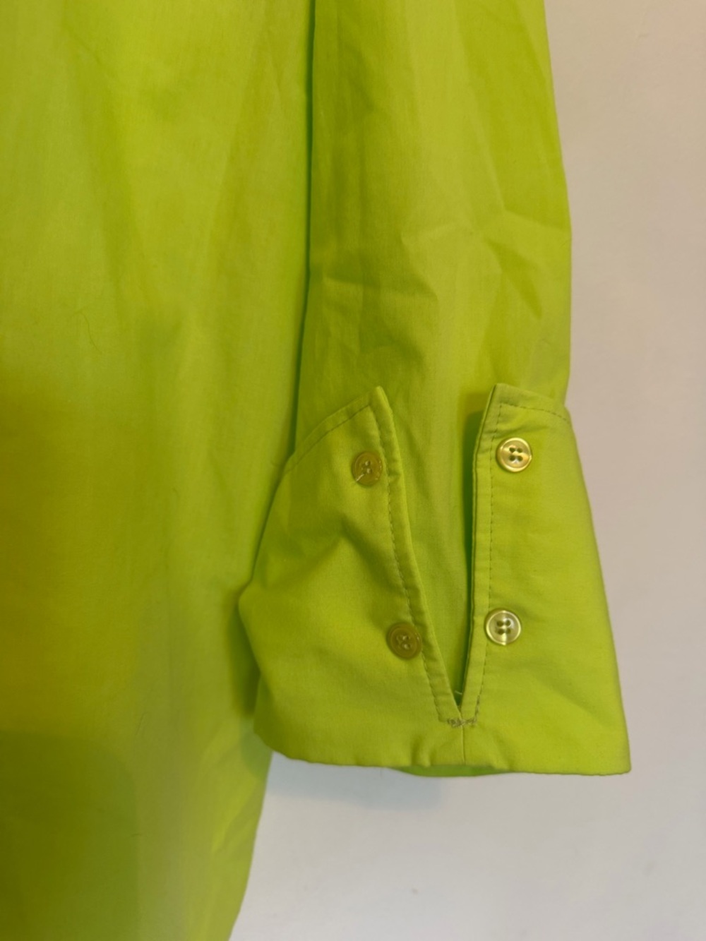 ASOS Design Neon Lime Button-Up Blouse Oversized Fit - US 14 - Picture 5 of 5